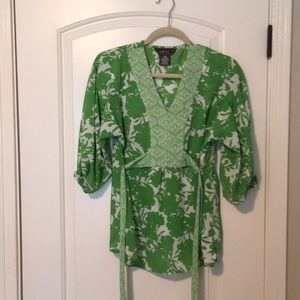 George Green Floral Blouse